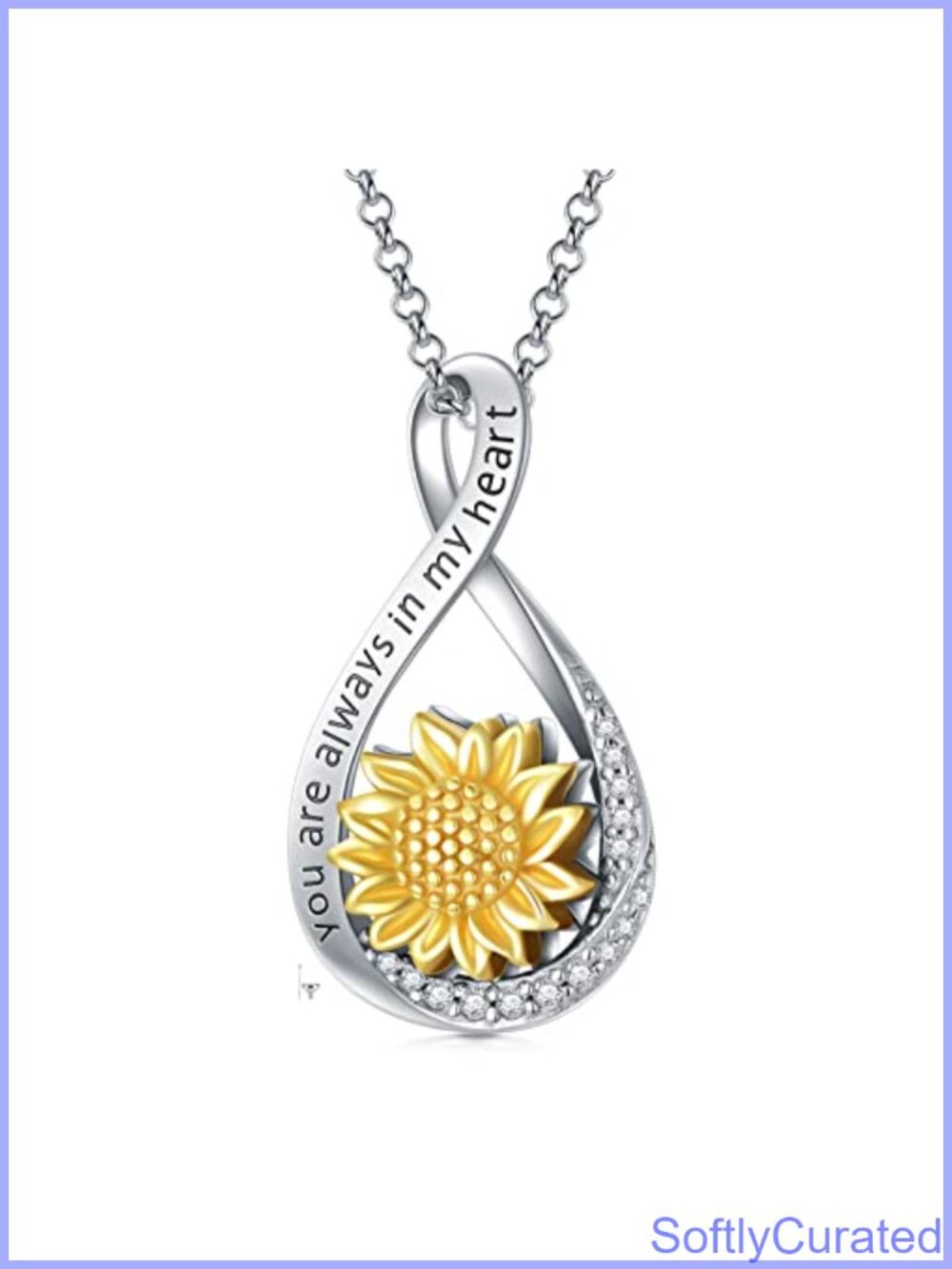 925 Sterling Silver Sunflower Urn Necklace for Ashes Keepsake Memorial Jewelry